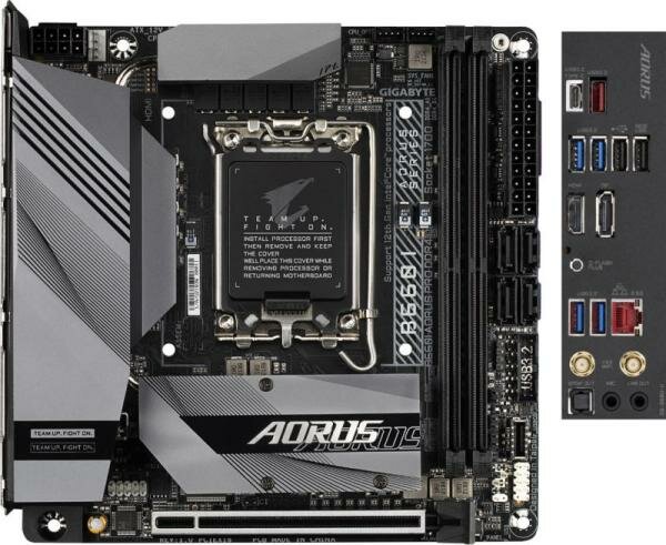 Материнская плата GigaByte B660I AORUS PRO DDR4 Socket 1700 B660 2xDDR4 1xPCI-E 16x 4xSATA III mini-ITX Retail