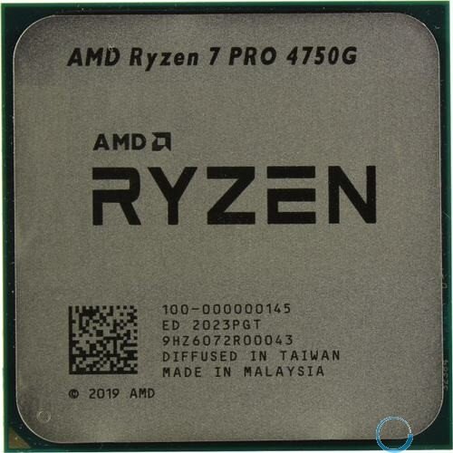 RYZEN 7 PRO 4750G OEM (Renoir, 7nm, C8/T16/GPU8, Base 3,60GHz, Turbo 4,40GHz, Radeon Graphics, L3 8Mb, TDP 65W, SAM4) 60
