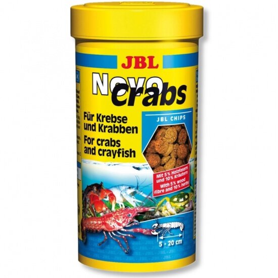 Корм JBL GMBH & CO. KG JBL NovoCrabs для панцирных ракообразных, 100 мл. (45 г.)