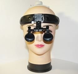 Бинокулярная лупа на шлеме Magnifier QC Optic x35-420H