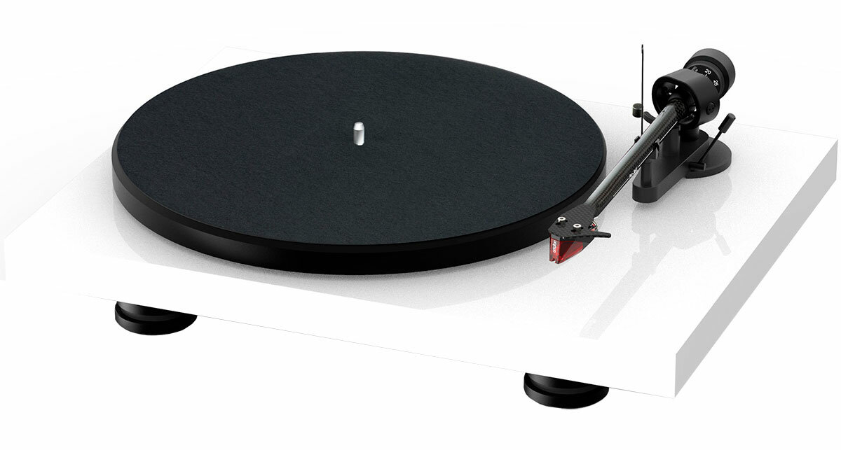 Проигрыватель виниловых дисков Pro-Ject Debut Carbon EVO 2M Red глянцевый белый