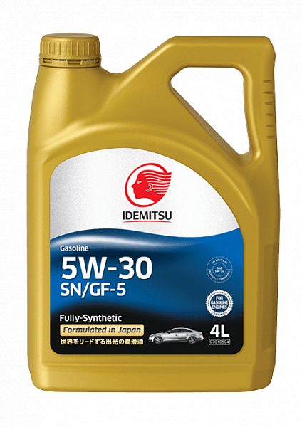 Синтетическое моторное масло IDEMITSU 5W-30 SN/GF-5 4 л