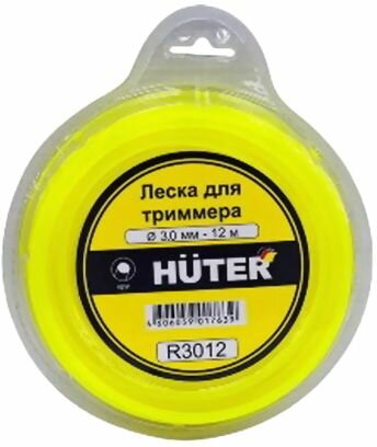 Леска для садовых триммеров Huter TS3012 d=3мм L=12м