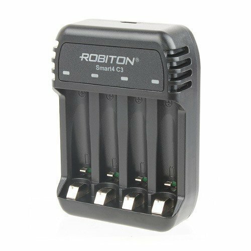 Зарядное устройство ROBITON Smart4 C3 для Ni-Zn, Ni-MH, Ni-Cd элементов питания