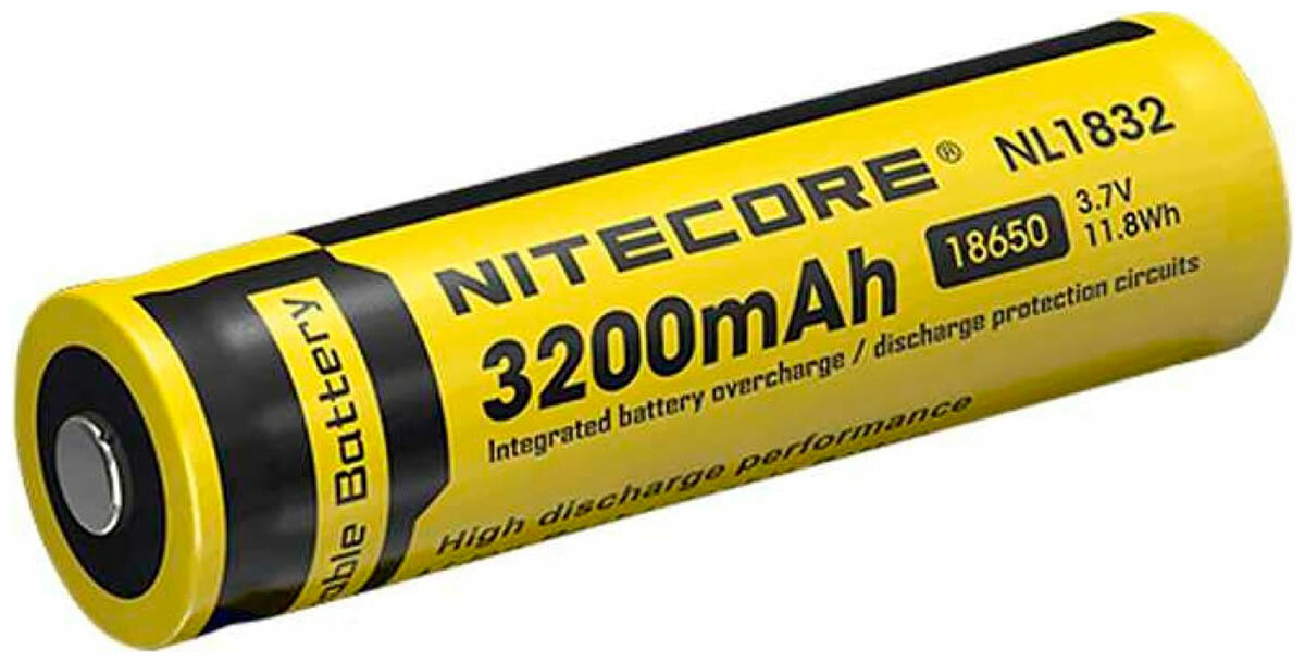 Аккумулятор Nitecore NL1832 18650 Li-ion 3.7v 3200mA