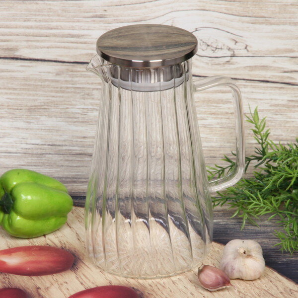 фото Кувшин стеклянный 1,6л "Bella cucina" с металлической крышкой