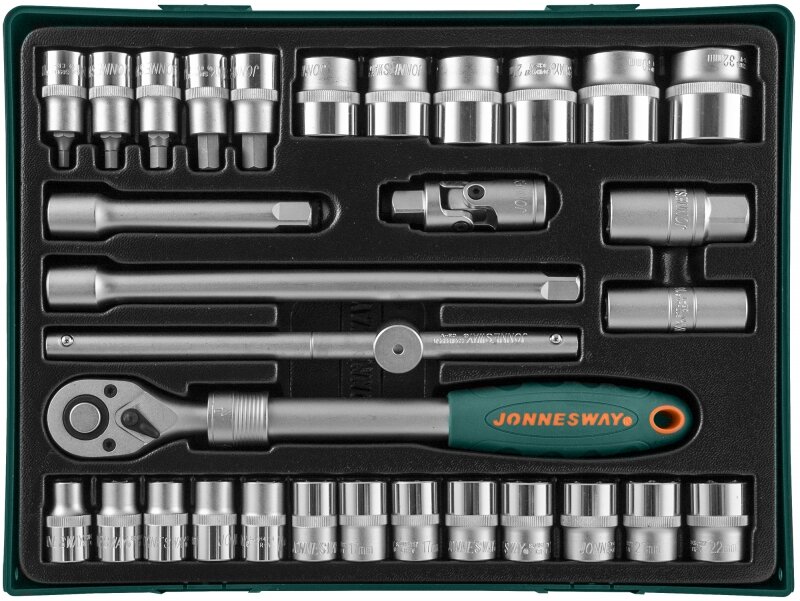 Набор шарнирно-губцевого инструмента. 14 предметов в EVA ложементе 560х400 мм. Jonnesway P82714SV