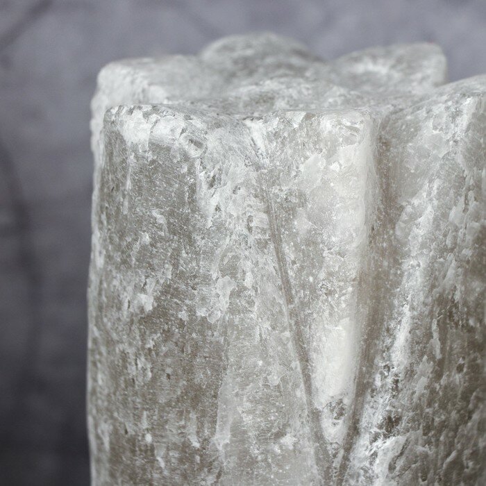 Ваше здоровье Соляная лампа "Тюльпан малый", цельный кристалл, 15 см, 1.5 кг - фотография № 4