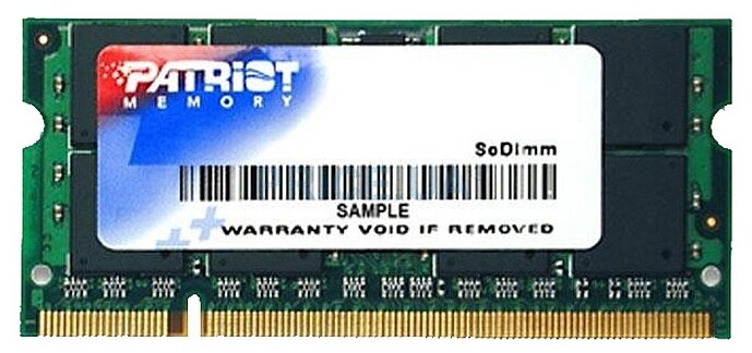   2Gb SODIMM DDR2 800MHz Patriot Memory PSD22G8002S