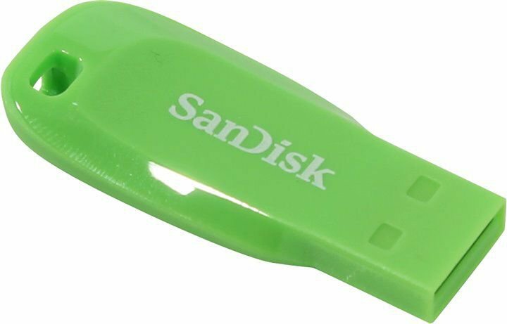 SanDisk Cruzer Blade 32Gb (зеленый)