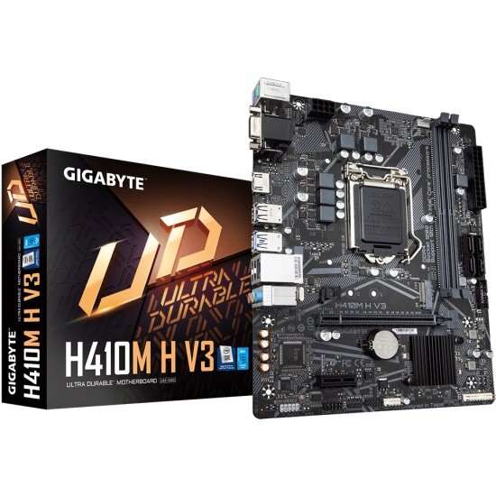 Материнская плата GIGABYTE H410M H V3 (LGA1200, mATX)