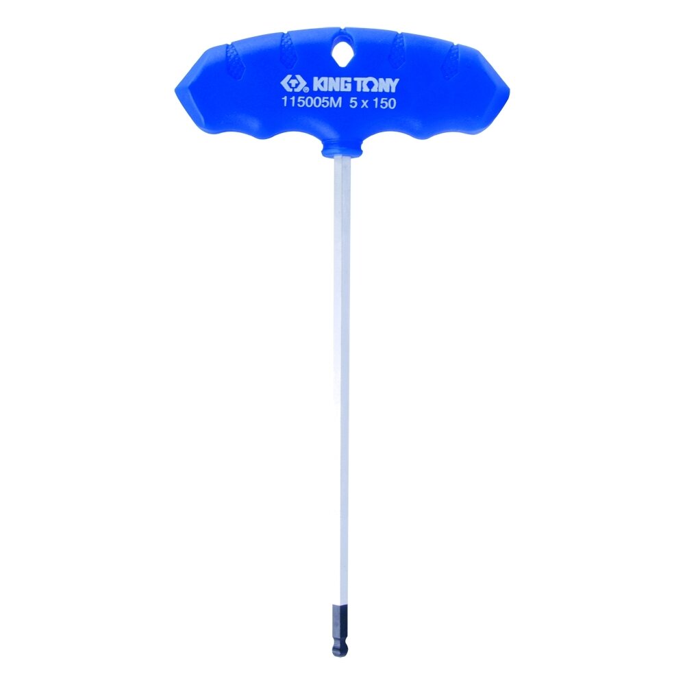 фото Шестигранник Т-образный 3 мм, 90,0 х 137,0 мм, с шаровым окончанием KING TONY 115003MR