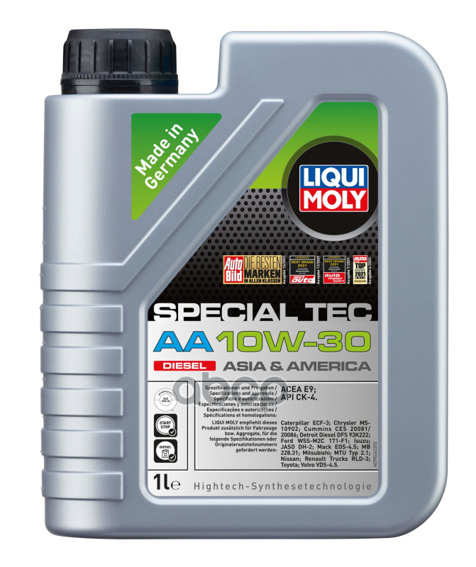 Liqui moly 10W-30 Special Tec Aa Diesel Ck-4 1Л (Синт.мотор.масло)