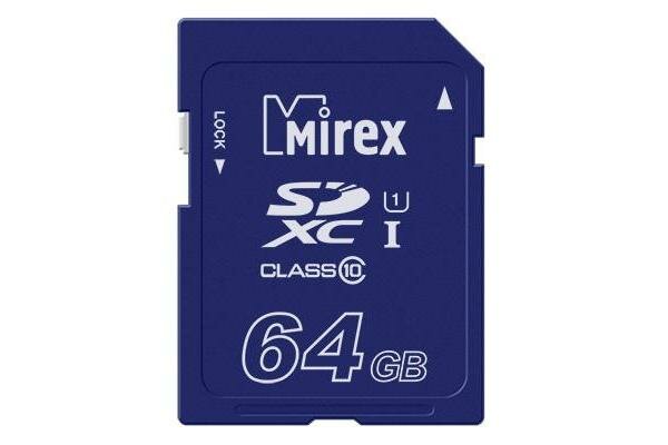 Mirex SD 64 Gb Class 10 UHS-I (синий)
