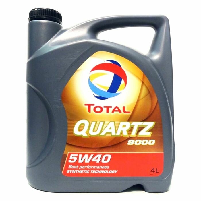 Total Масло моторное Total Quartz 9000 5W-40 A3/B4, 4 л синтетика