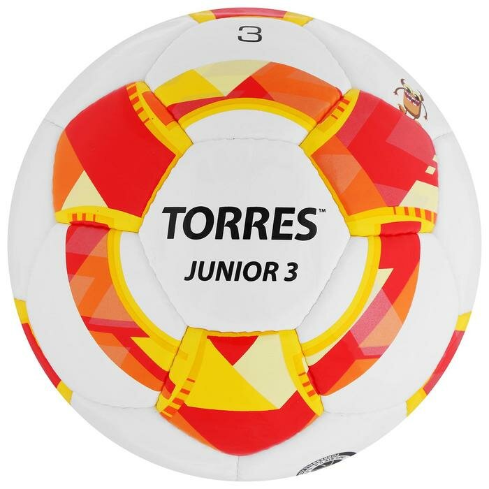 TORRES Мяч футбольный TORRES Junior-3, PU, ручная сшивка, 32 панели, размер 3