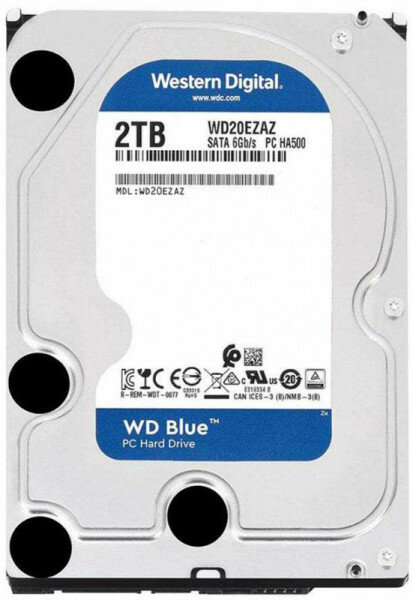 Жесткий диск WD Original SATA-III 2Tb Blue 3.5" WD20EZAZ