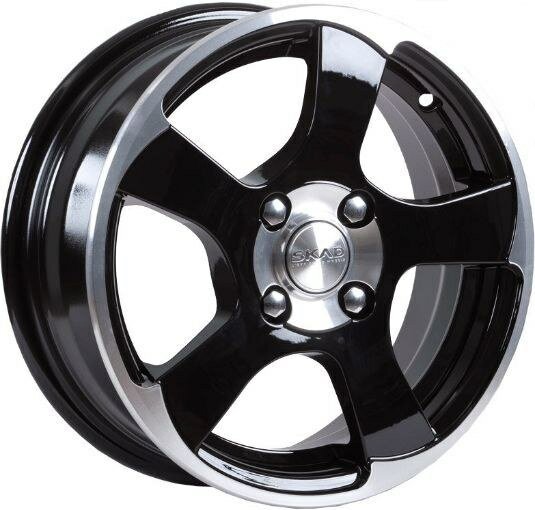 Колесный диск скад акула 14 5.5x14/4x100 et39 d56.6 алмаз