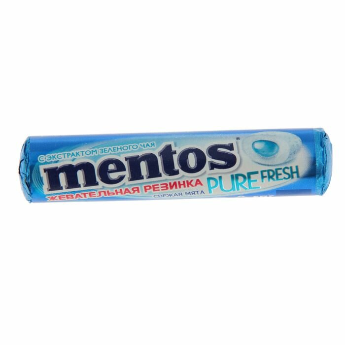 Жевательная резинка Mentos жидкий центр Мята ролл, 16г. - фотография № 1