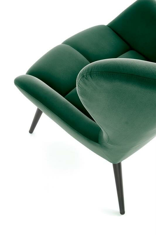 Кресло Halmar TYRION (темно-зеленый) - фотография № 8
