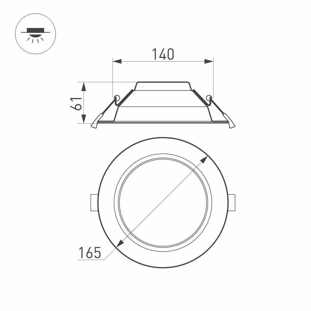 Светильник Downlight Arlight - фото №4