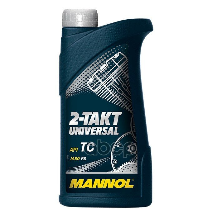 Минеральное моторное масло Mannol 2-Takt Universal