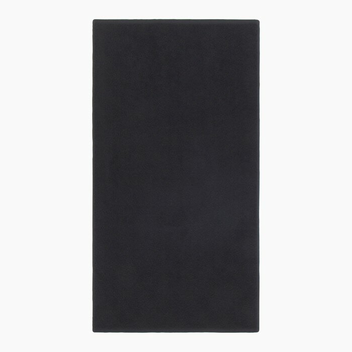 Полотенце махровое Этель "Терри" 50*90 см, цв. черный, 100% хлопок, 430 г/м2 - фотография № 2