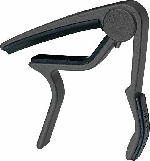 Dunlop 84FB Acoustic Trigger Capo каподастр для вестерн-гитары плоский черный