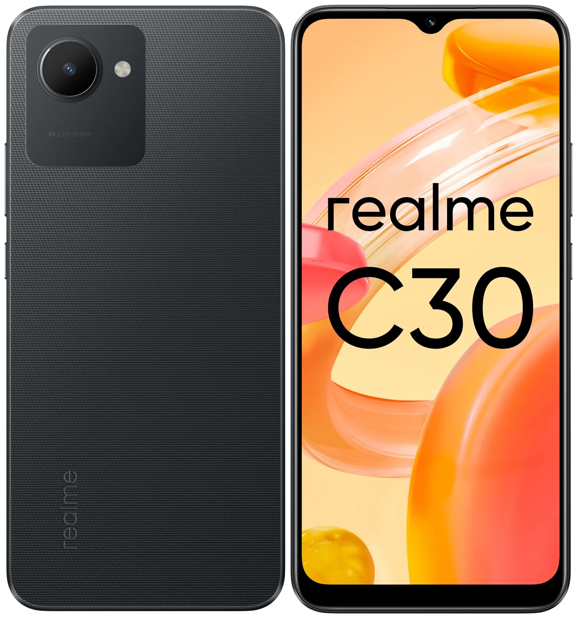 Смартфон realme C30 2/32Gb Black (RU)