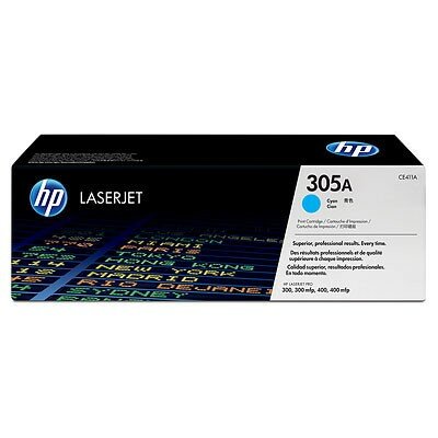 Расходный материал HP HP 305A Cyan LaserJet Toner Cartridge CE411A