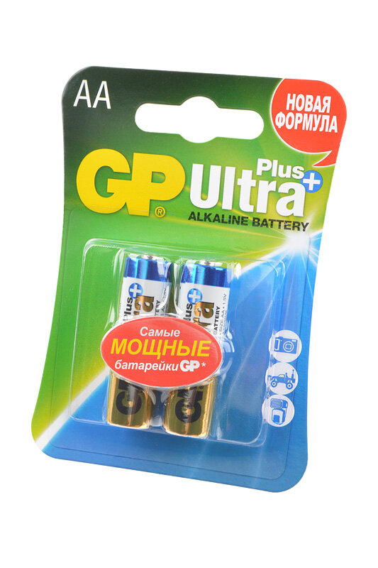 GP Батарейка GP 15A Ultra Plus BL2, 2шт (GP15AUP-2CR2)