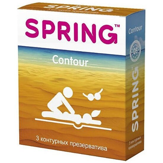 Презервативы SPRING Contour, 3 шт (контурные)