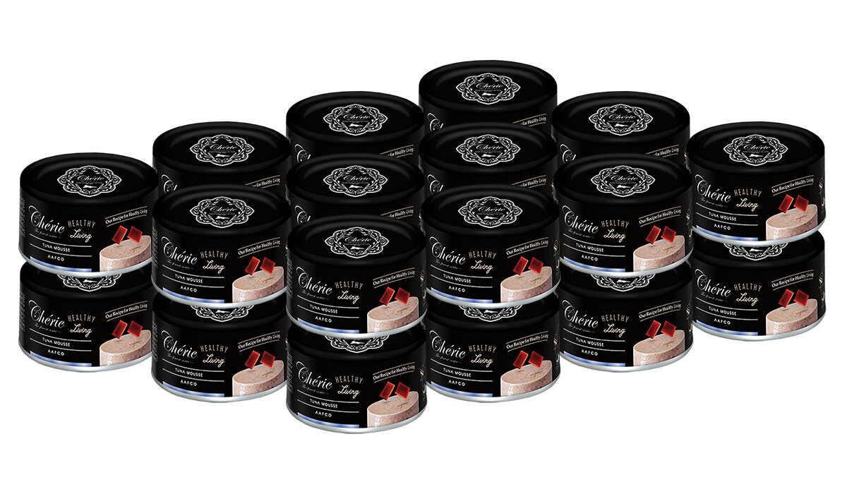 PETTRIC CHERIE HEALTHY LIVING ADULT CAT TUNA MOUSSE для взрослых кошек мусс с тунцом (80 гр х 24 шт)