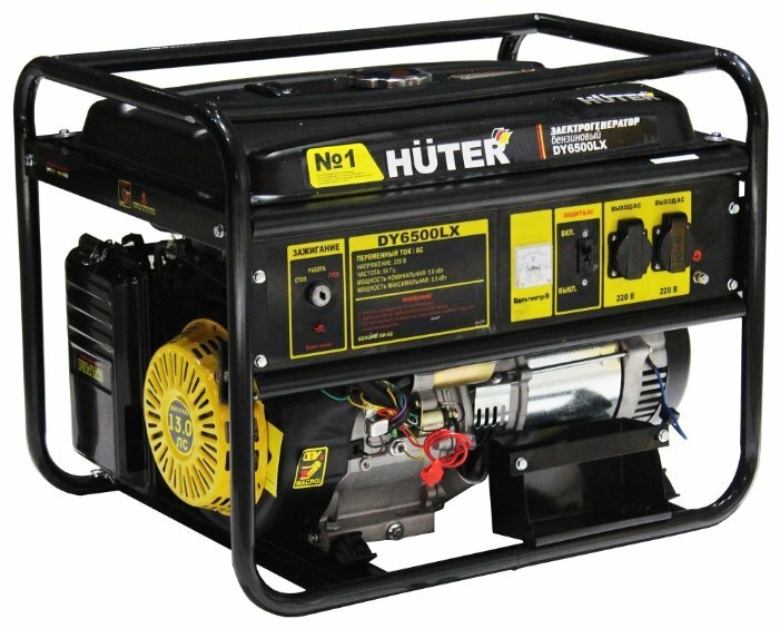 Бензиновый генератор Huter DY6500LX (5500 Вт)