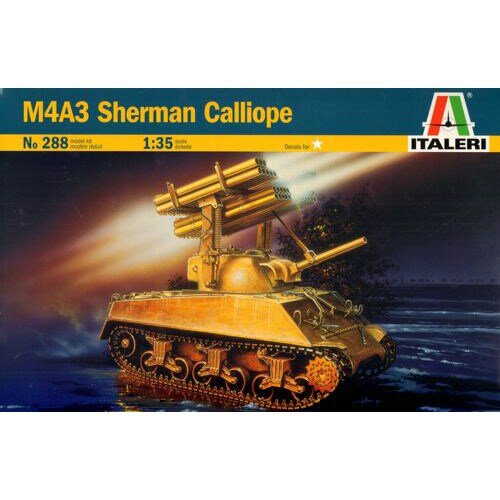 ITALERI S.p.A. Сборная модель M4a3 Sherman Calliope (1:35)