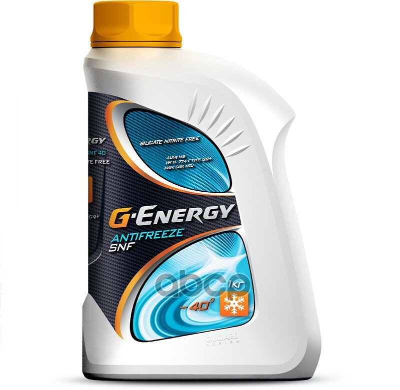 Охлаждающая Жидкость G-Energy Antifreeze Snf 40 1кг G-Energy арт. 2422210099