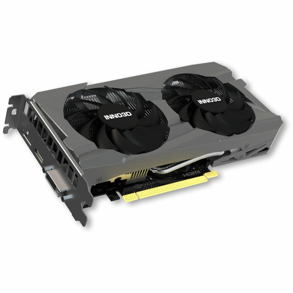 фото Видеокарта Inno3D GeForce RTX 3050 8192Mb, Twin X2 V2 (N30502-08D6-1711VA41) 1xDVI-D, 1xHDMI, 1xDP, Ret