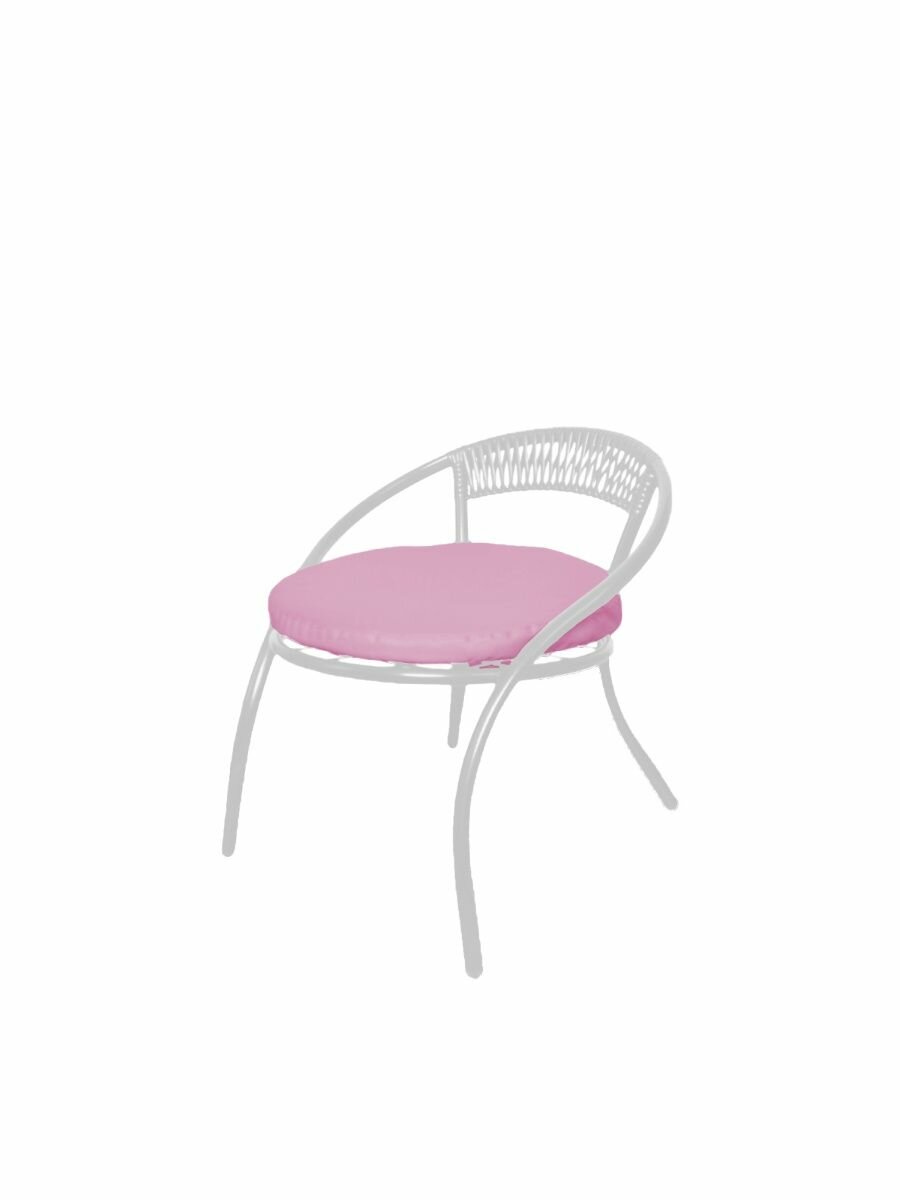 фото Кресло плетенное со спинкой и подушкой, ротанг