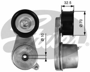 Натяжитель приводного ремня Nissan 350 Z/350z Roadster/370z 05>11 Infiniti EX/G/M 07>13 GATES T39129