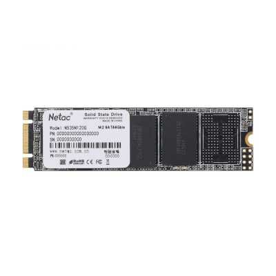 Внутренний SSD-накопитель Netac N535N 128GB M2 2280, SATA-III, 3D TLC, Черный NT01N535N-128G-N8X - фото №1
