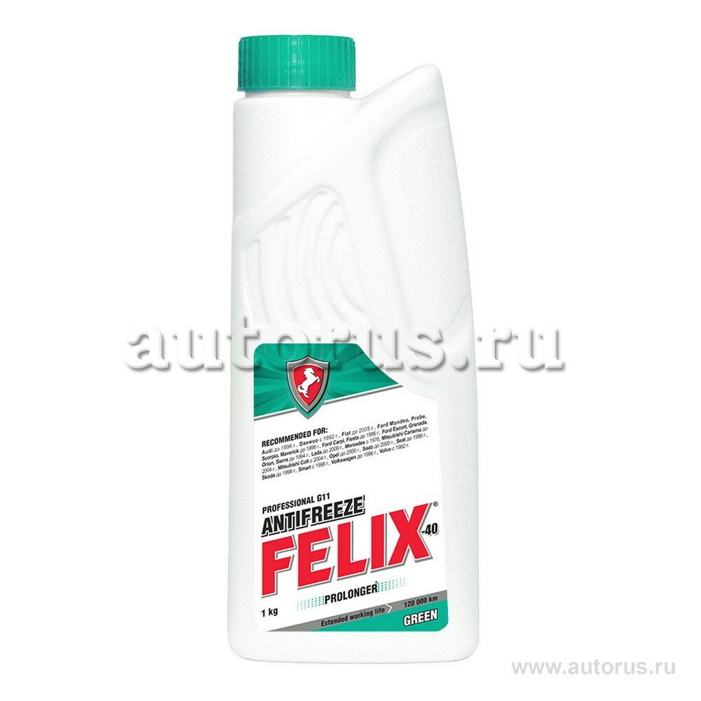 Антифриз felix prolonger готовый -40c зеленый 1 кг 430206030