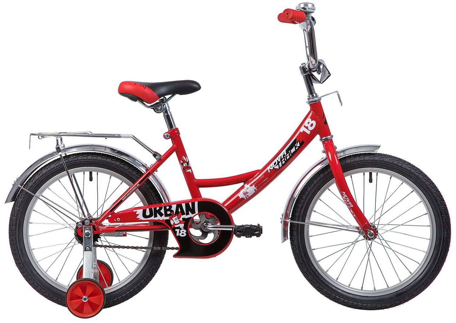 Детский велосипед Novatrack Urban 18 (2019) Красный