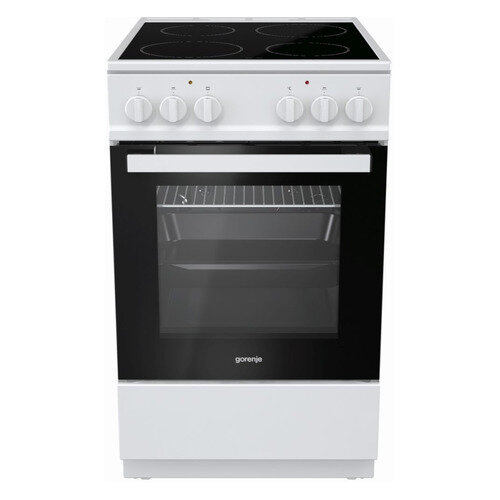 Электрическая плита Gorenje EC5121WG-B, стеклокерамика, белый