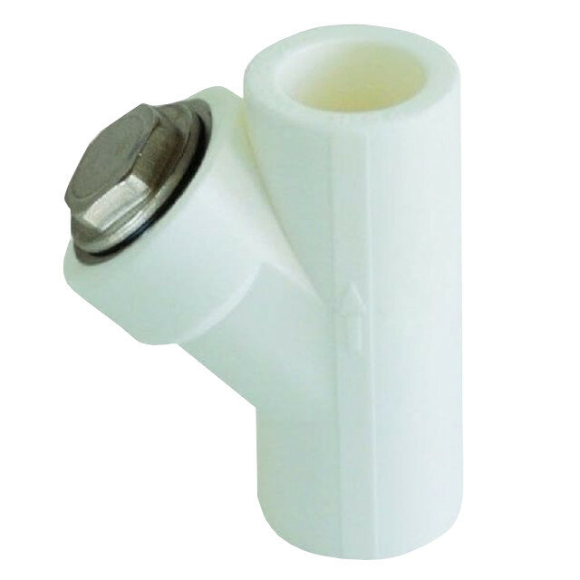 фото фильтр PPR ростерм сетчатый косой в/в d25