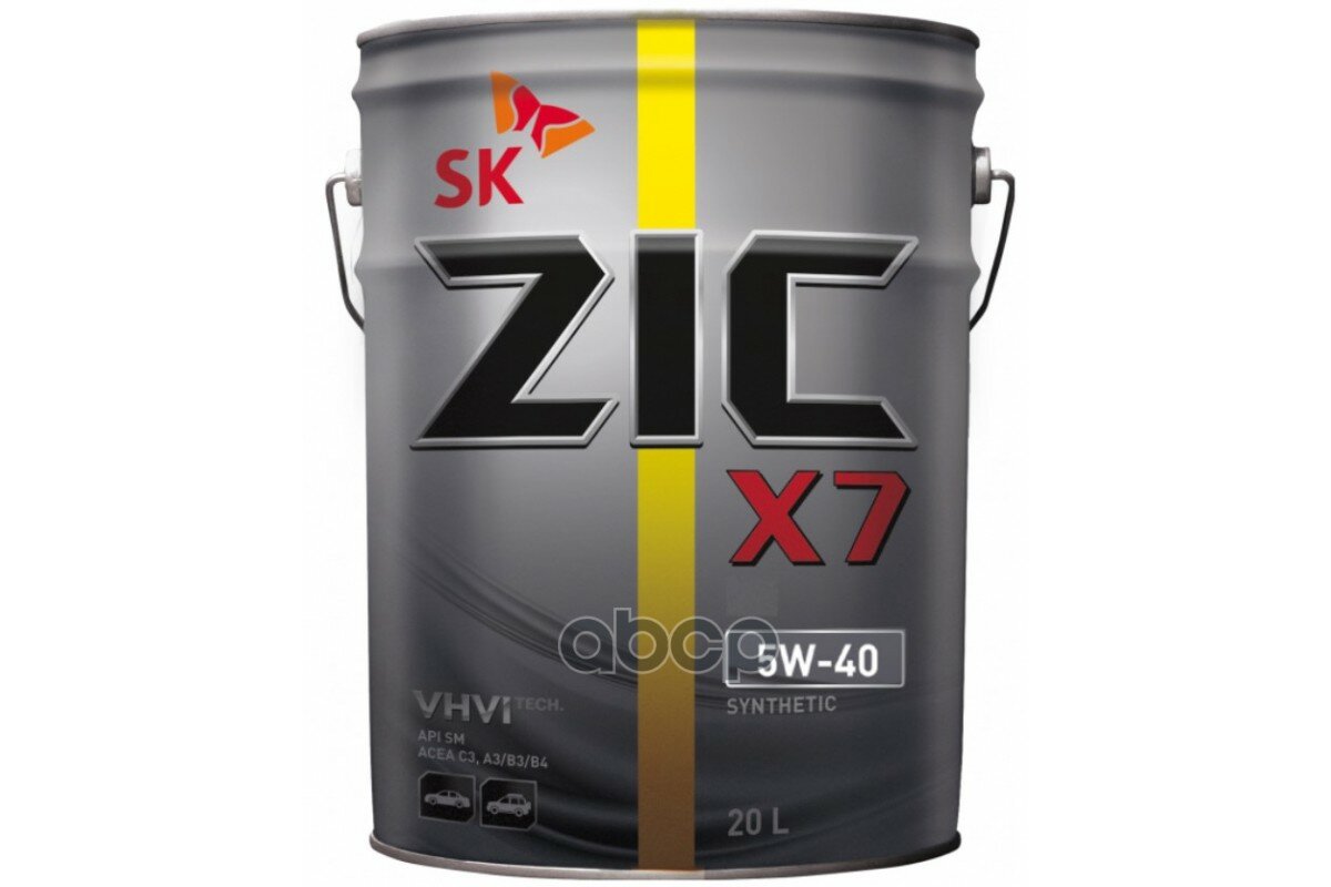 Zic Zic X7 5W40 (20L)_Масло Моторное!Синтapi Sp,Acea A3/B4,Mb 229.5,Vw 502.00/505.00,Bmw Ll-01,Psa B71