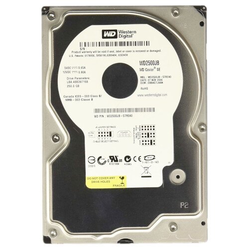 IDE 250 GB WD (WD2500JB), 7200rpm, 8MB