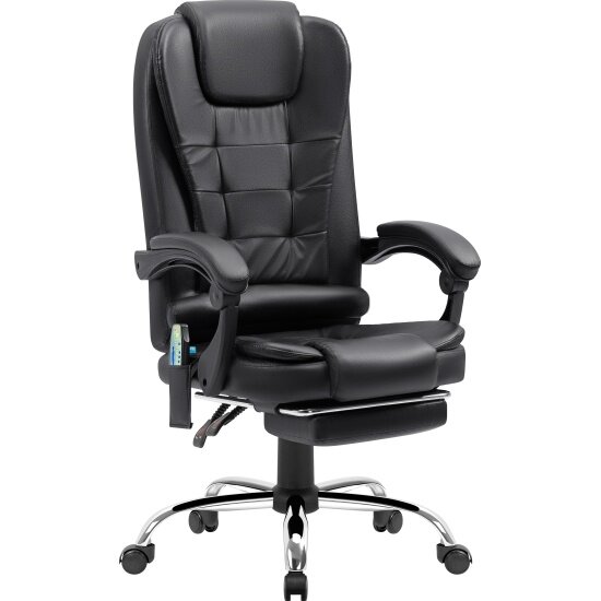 Компьютерное игровое офисное кресло Defender из кожи с мягкими подлокотниками