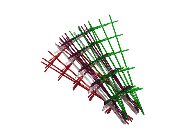 фото Опора для комнатных растений, прозрачный, INGREEN (500х180х4 мм, цвета в ассортименте) (ING5301МИКС)