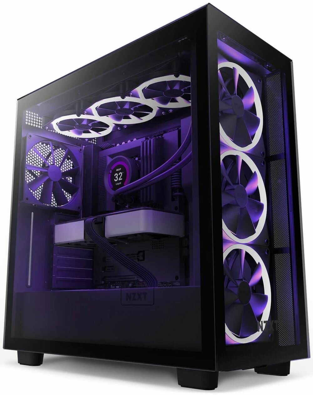 Корпус NZXT H7 Elite RGB Window Mini-ITX, Micro-ATX, ATX Black (CM-H71EB-02)