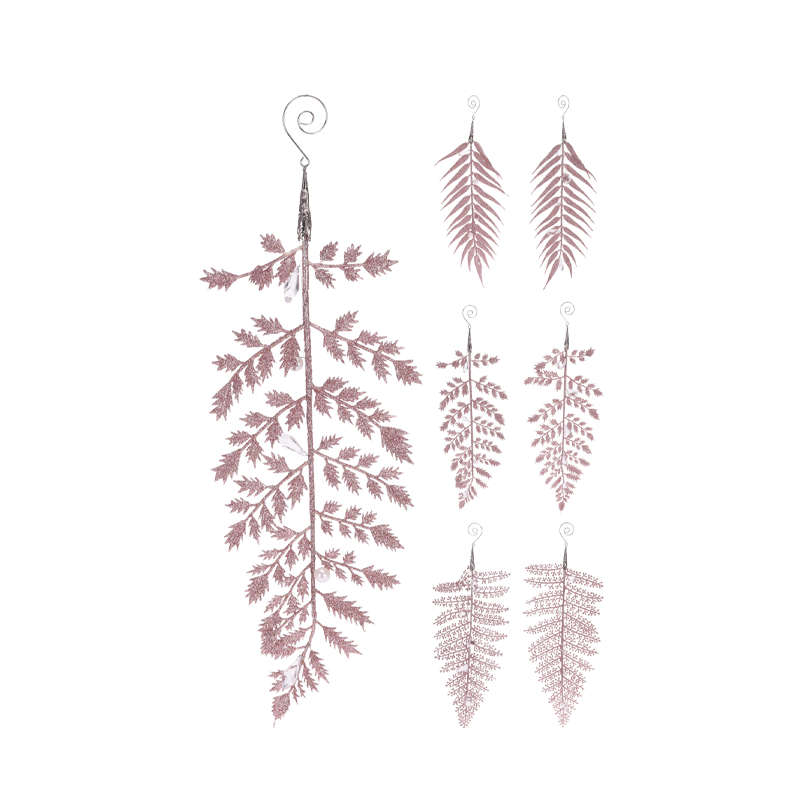 фото Ветка декоративная Home Collection Pink New Year С Крючком L=32см 1 шт